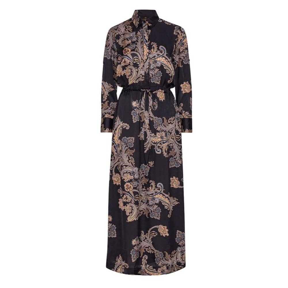 Karmamia Copenhagen Kmnakita Paisley Maxi Dress Size XL